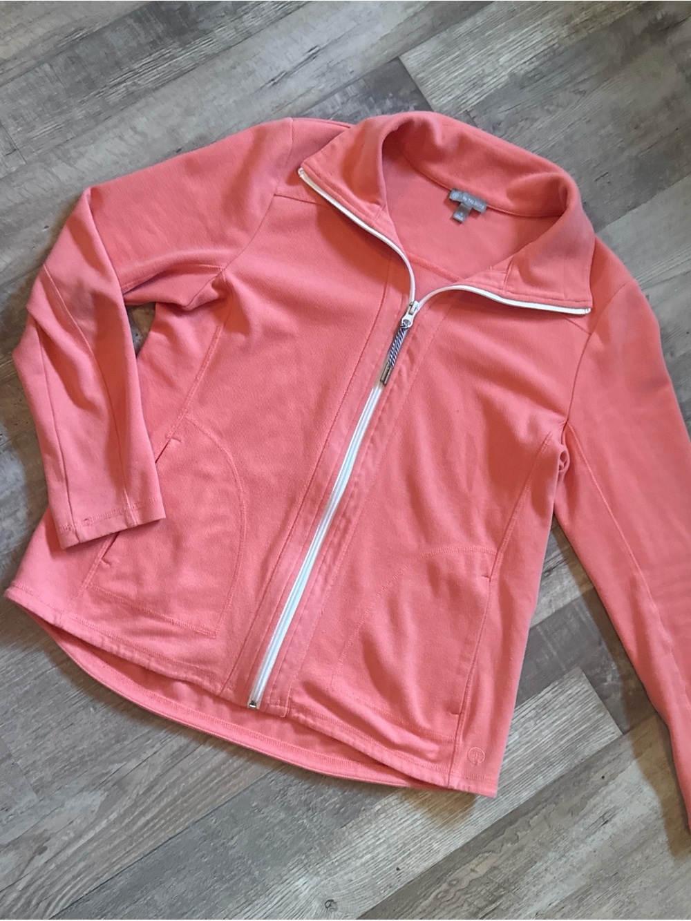 Talbots Women’s Zip-Front Coral Jacket size S